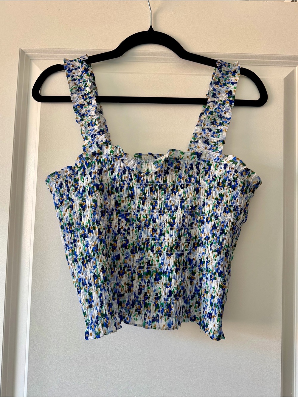 Veronica Beard Sleeveless Floral Top - Picture 1 of 8